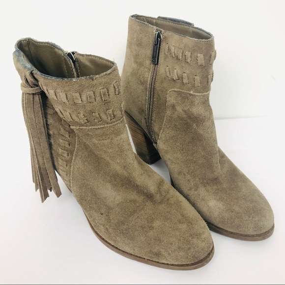 Jessica Simpson Tan suede boots size 8.5M - Picture 1 of 7